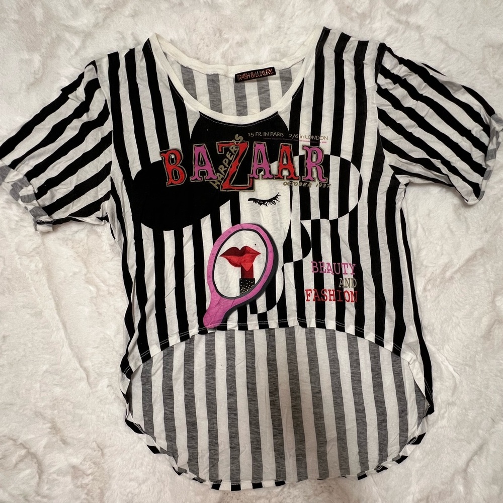 *RARE* Trash & Luxury Harper’s Bazaar t-shirt.